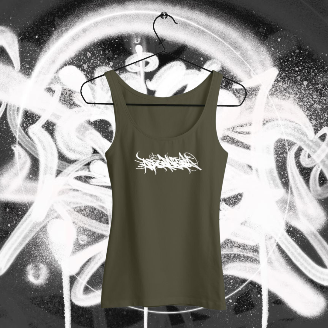 Adrenalina Lettering Slim-fit Tank Top (120 gm2) (2)
